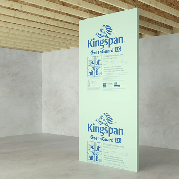Kingspan GreenGuard GG25-LG XPS 4ft x 8ft Insulation Board - All Sizes