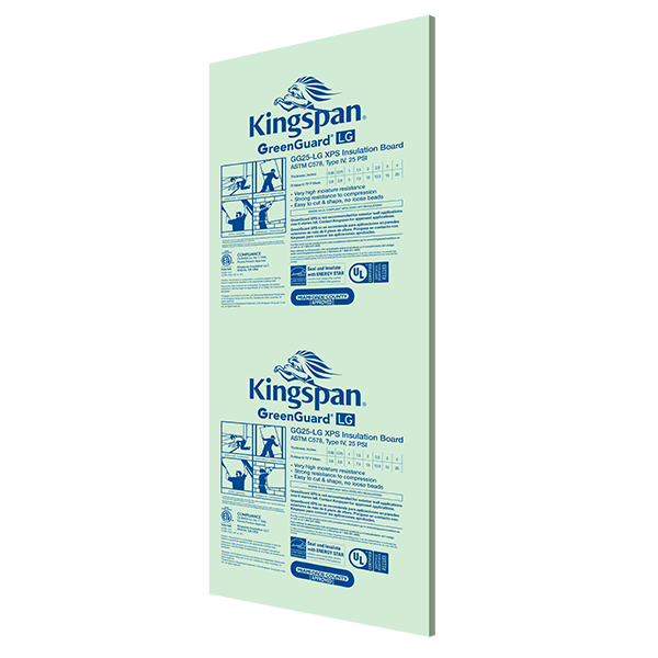 Kingspan GreenGuard GG25-LG XPS Insulation Board - Shiplap Edge - All Sizes