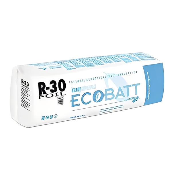 Knauf Ecobatt R-30 Foil Faced Fiberglass Insulation Batts - 10 in x 24 in x 48 in (5 Bags)
