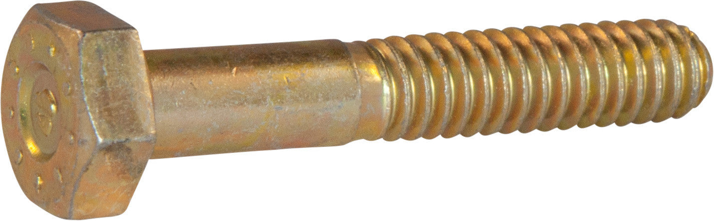 3/4-16 x 6 L9 Hex Cap Screw Yellow Zinc Plated Domestic USA (60)