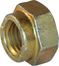 1/4-20 L9 Hex Collar Locknuts Cadmium Yellow & Wax Coated Domestic USA (6000)