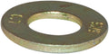 1/4 L9 SAE Tension Flatwasher Yellow Zinc Plated Domestic USA (100)
