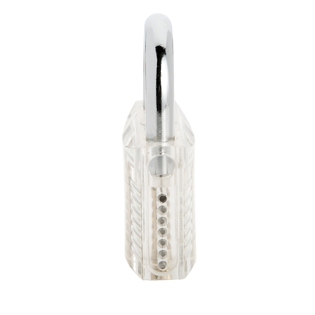 Clear Practice Lock - Training Padlock Ideal for understanding lock mechanisms & education