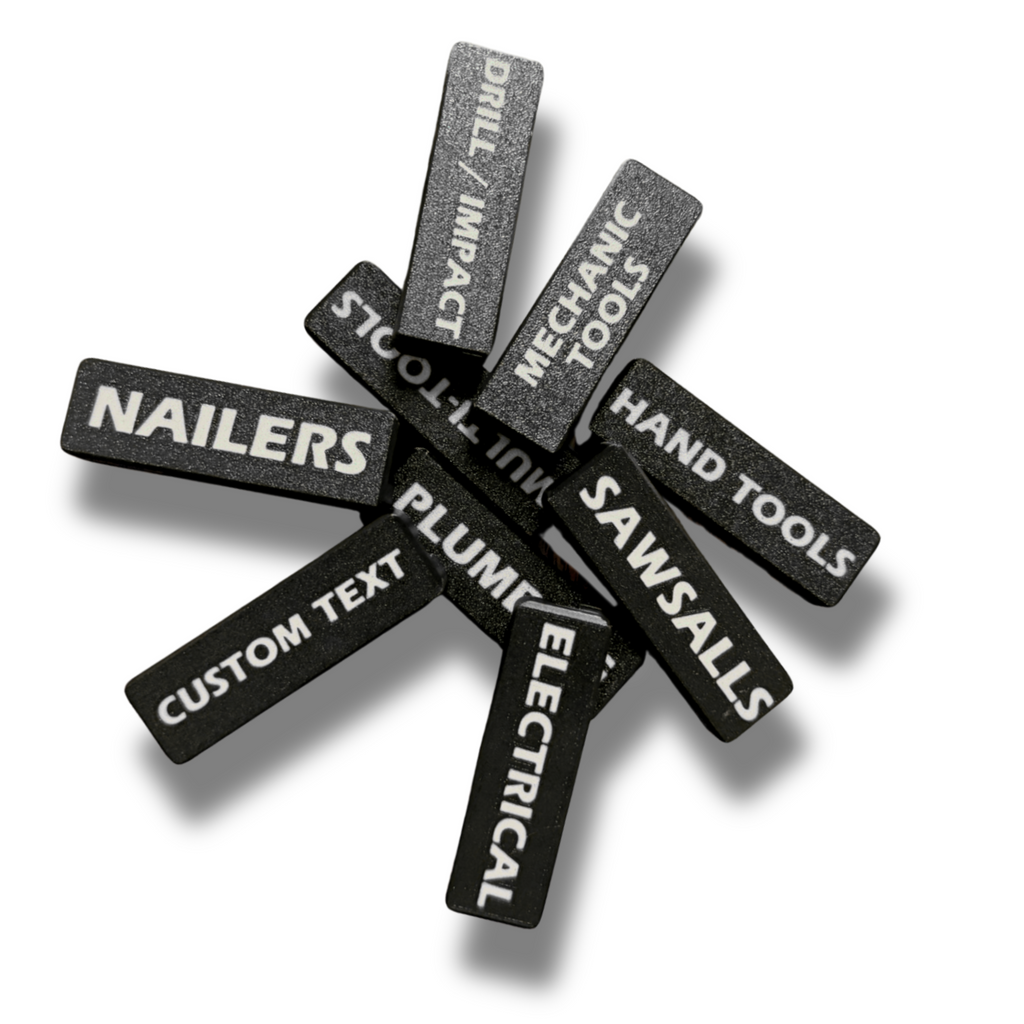 Customizable Label for PACKOUT Tool Boxes