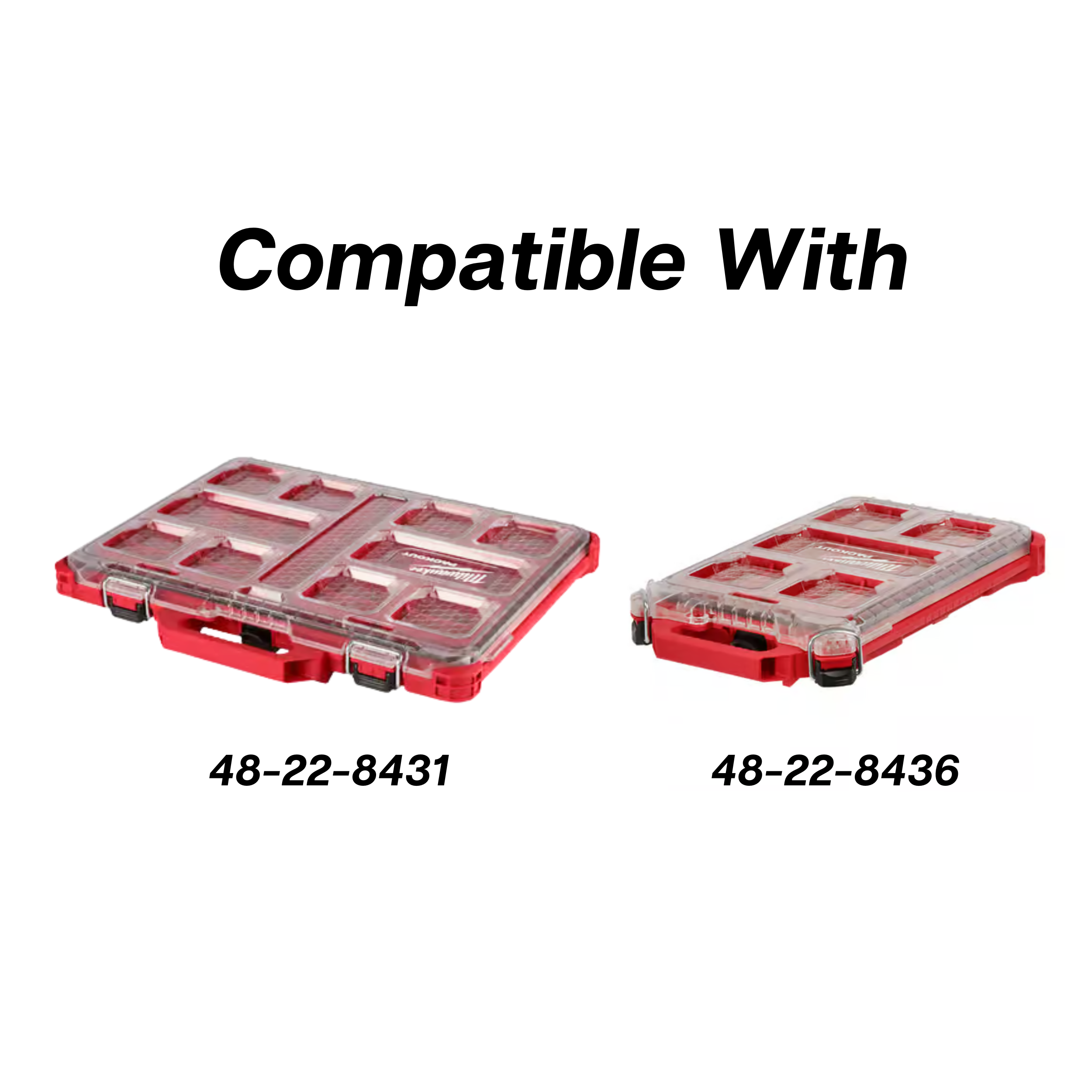 Square RANGER PRO Insert for Milwaukee PACKOUT SLIM Organizers