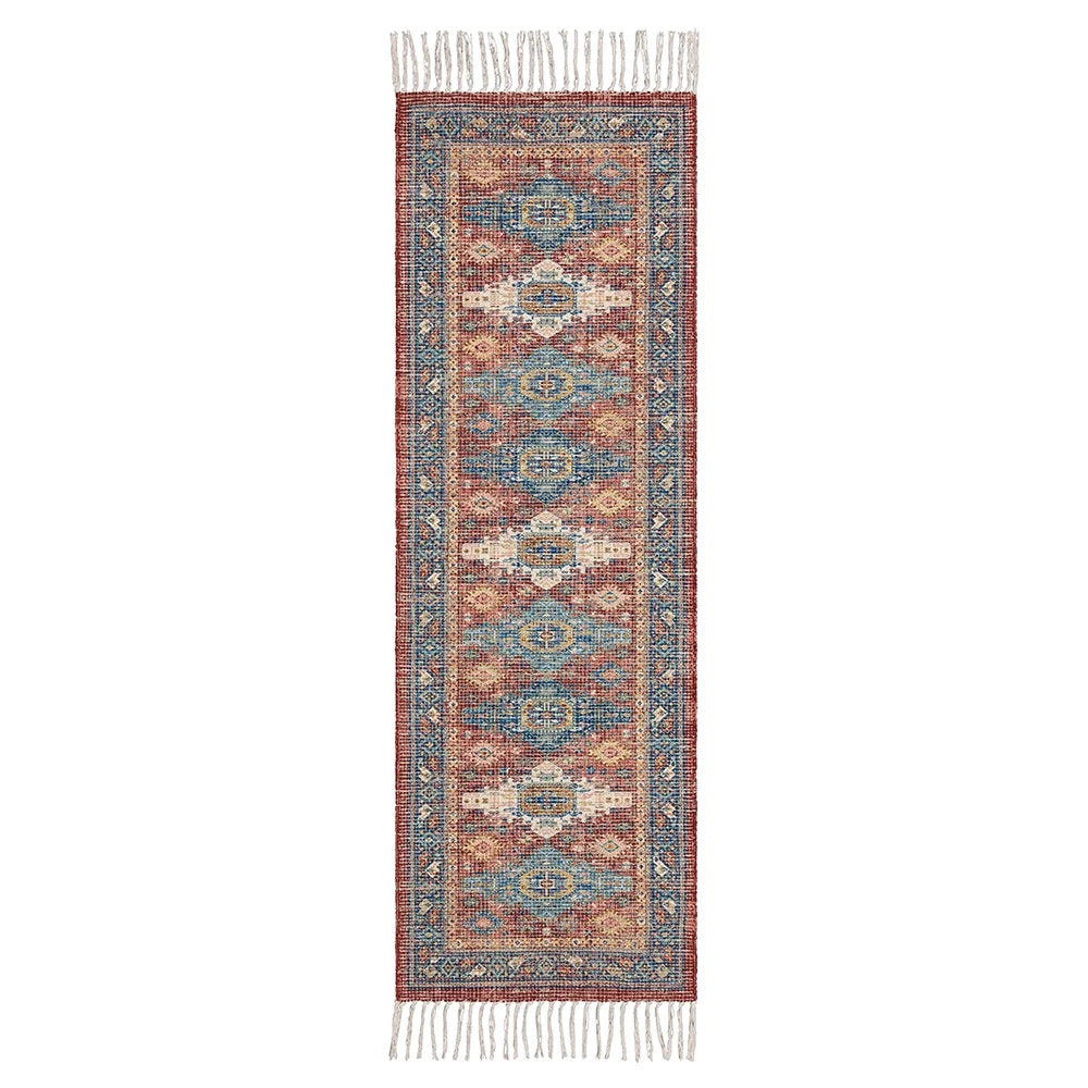 MAINSTAYS (2 PACK) Indoor Polyester Runner Rug 20"x60" Vintage Red MSS2100946517002