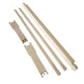 Medium 6 1/4 Inch Langstroth Frame, Wedged Top / Split Bottom with Holes