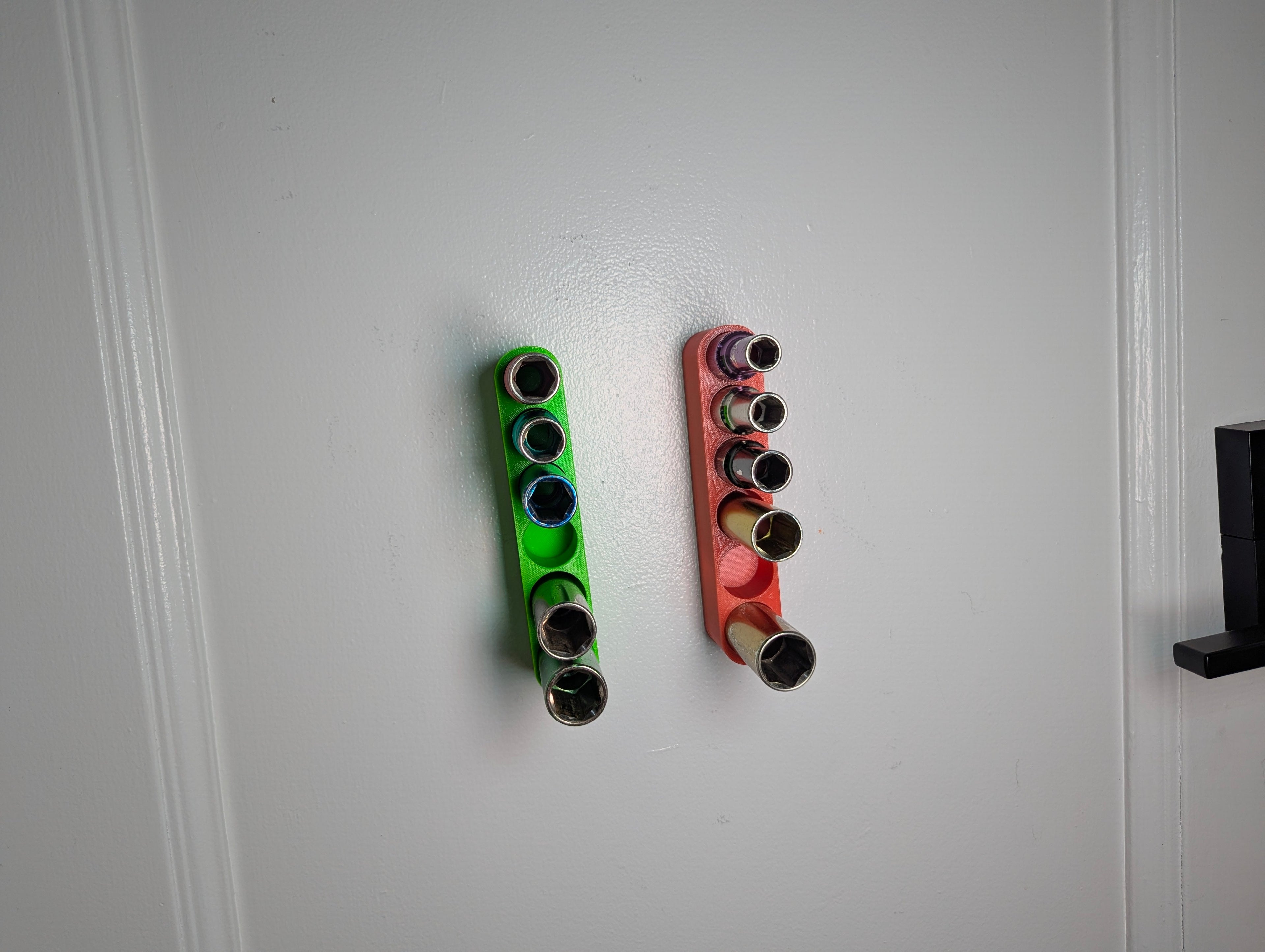 Magnetic Socket Organizer Tray – 6 Slot, Heavy-Duty Tool Holder