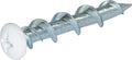1/4 x 1 1/4 Phillips Pan Wall-Dog™ Light Duty Anchors White - Carton (1000)