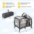 Portable Baby Nursery Center 4-in-1 Portable Travel Crib