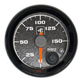 Power Driven Black 2-1/16" 150 psi Boost Gauge with Warning