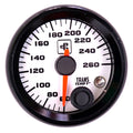 Power Driven White 2-1/16" Transmission Temp Gauge with Warning
