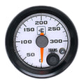 Power Driven White 2-1/16" 300 psi Transmission Line Pressure Gauge with Warning