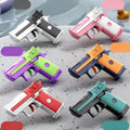 Mini Desert Eagle Water Gun | Mechanical Continuous Firing Toy for Kids Summer Play