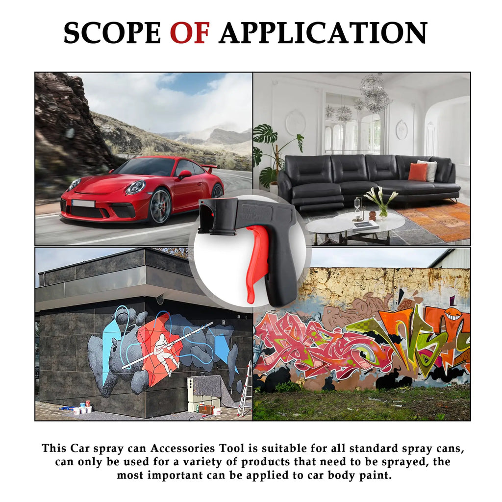 Car Spray Trigger Handle | Reusable Aerosol Can Adapter for DIY Painting