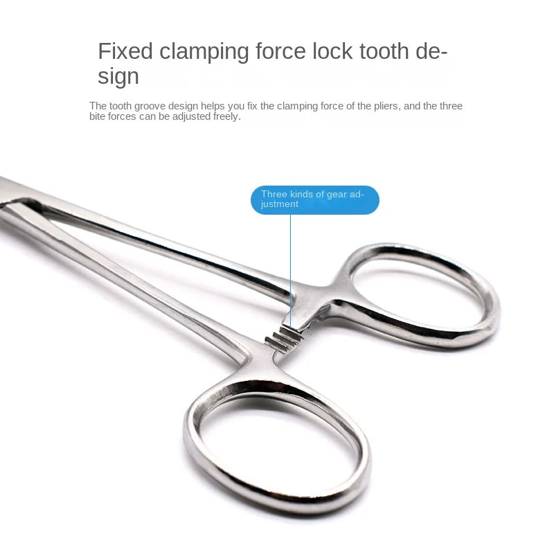 Stainless Steel Locking Forceps | Multi-Purpose Hemostatic Clamp for Fishing and Crafting
