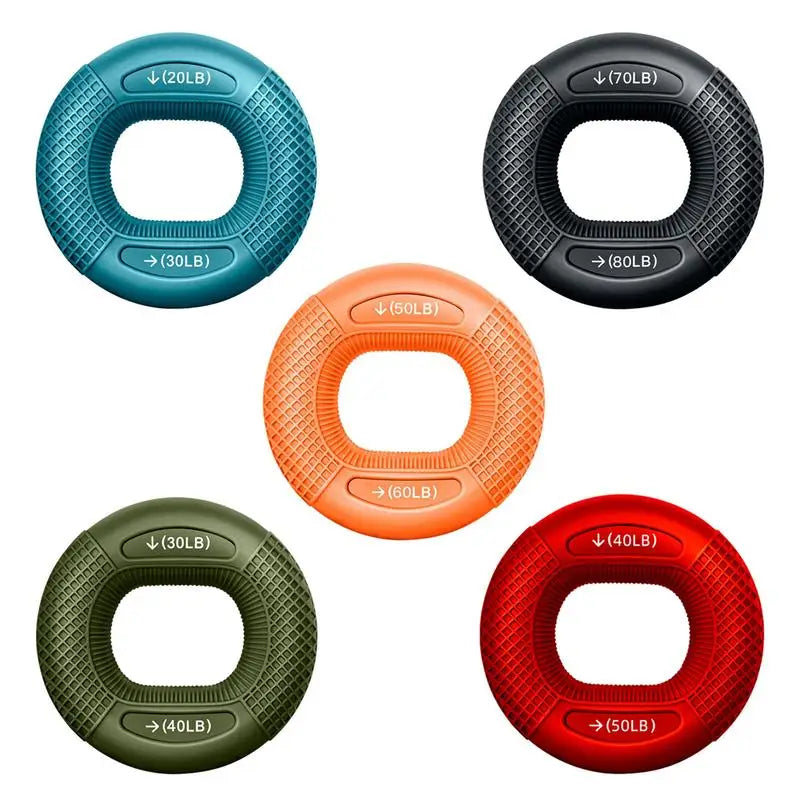 Silicone Finger Gripper Ring | Hand Muscle Strengthener for Grip Training and Wrist Recovery