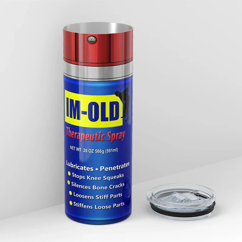 WD40 Dirty Pattern Thermos Cup | 20oz Insulated Stainless Steel Tumbler with Lid
