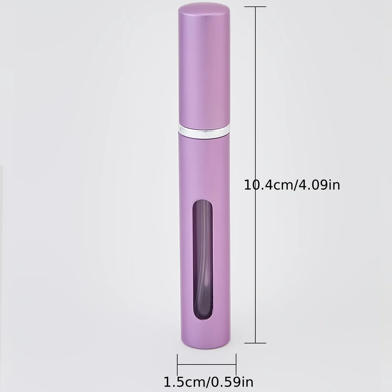 Refillable Glass Perfume Bottles Set | 4 Spray Bottles with Funnels and Dispensers