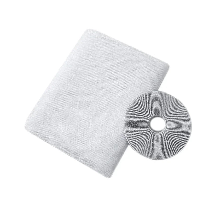 Self-Adhesive Mosquito Screen Window Net | DIY Insect Mesh for Doors and Windows