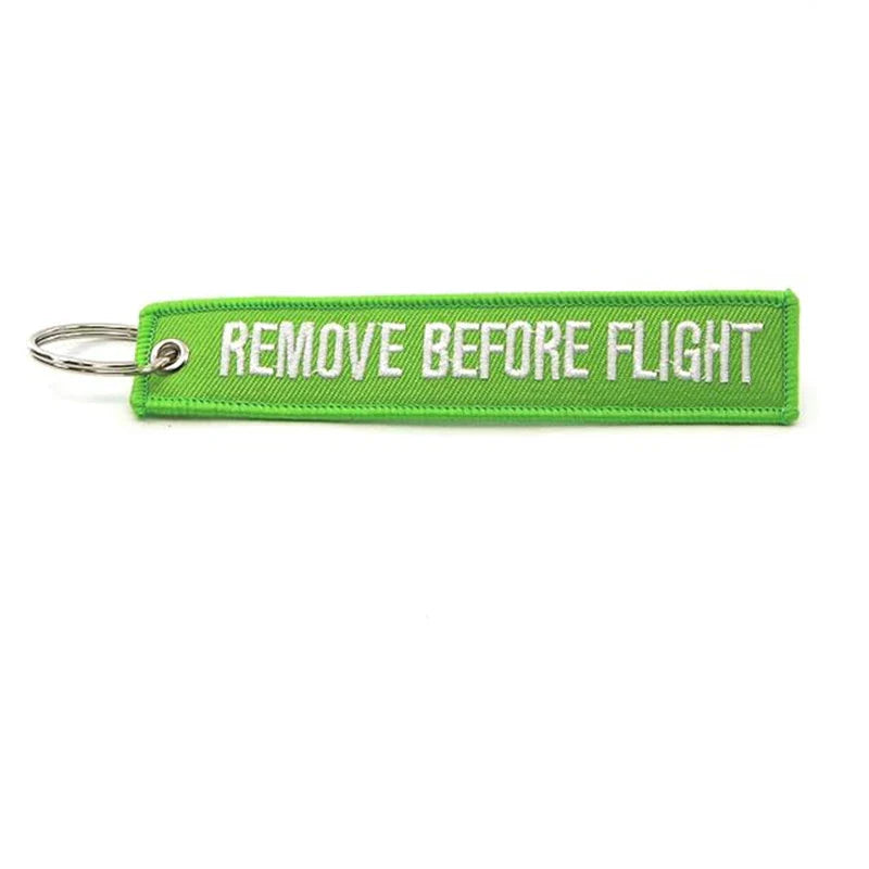 5PCS Remove Before Flight Keychain | Aviation Jet Tag Key Holder Set