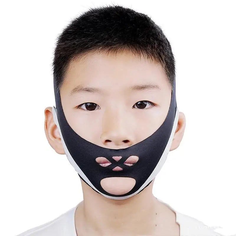 Mouth Breathing Correction Belt | Anti Snoring Chin Strap for Kids and Adults