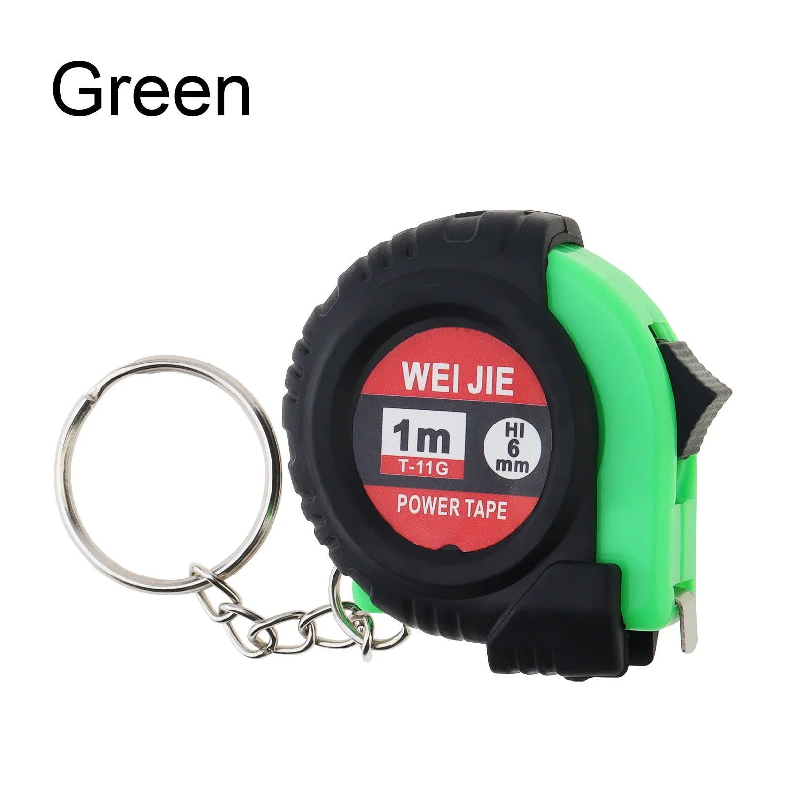 1pc/5pcs 3ft / 1m Green/Yellow Keychain Tape Measure for Quick Easy Measurements with Metric and Inch Scales, Mini Measuring Tape