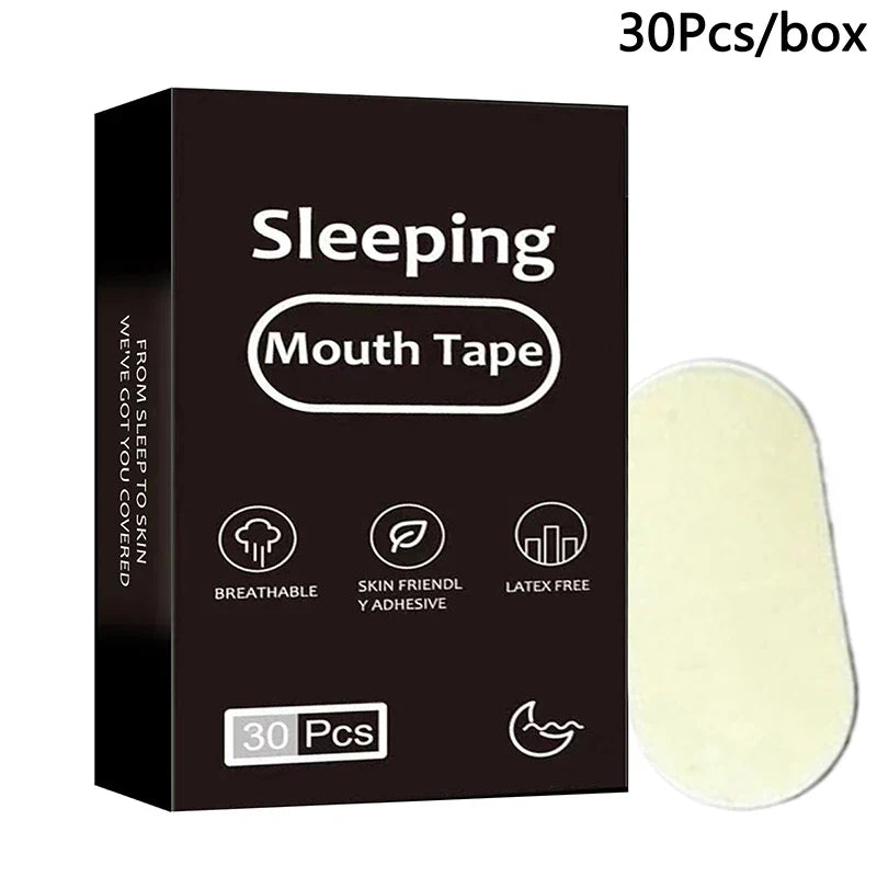 Snoring Relief Mouth Tape | 30 Hypoallergenic Strips for Better Sleep