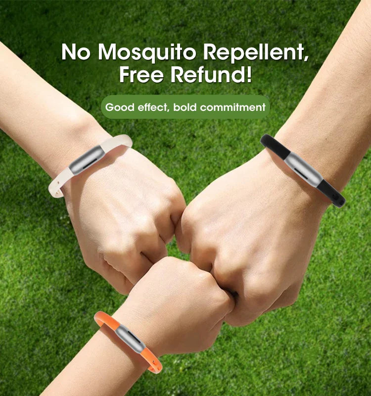 Natural Plant Mosquito Repellent Bracelet | Non-Toxic Outdoor Protection for Kids and Adults