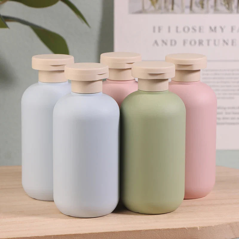 2Pcs Empty Plastic Pump Lotion Bottles | Travel Size Refillable Containers