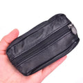 Mini Zipper Soft Purse | Unisex Small Wallet for Money and Pocket Change