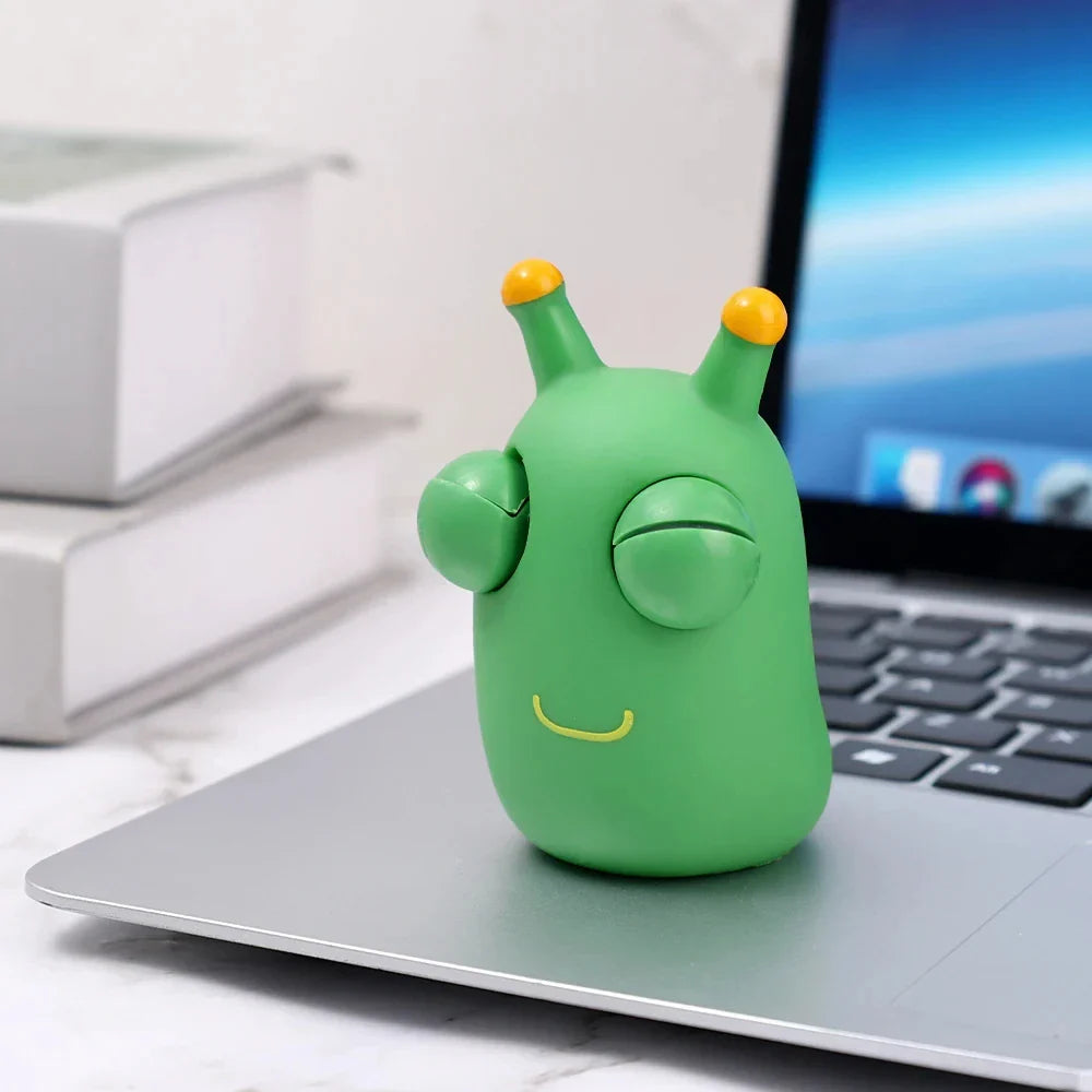 Creative Explosive Eye Popping Caterpillar Toy | Funny Fidget Stress Relief for Kids and Adults