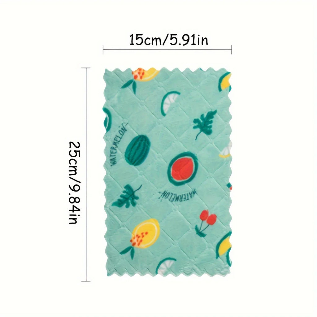Reusable Kitchen Dishcloths | Super Absorbent Coral Fleece Cleaning Cloths