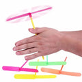 Plastic Bamboo Dragonfly Outdoor Toy | Flying Arrow Propeller Toy for Kids