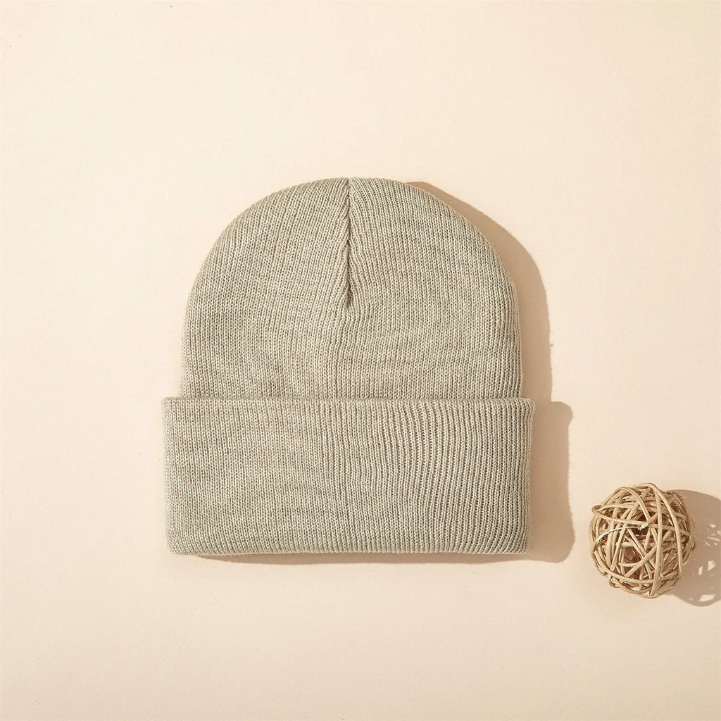 Baby Knit Beanie | Soft Acrylic Winter Hat for Toddlers