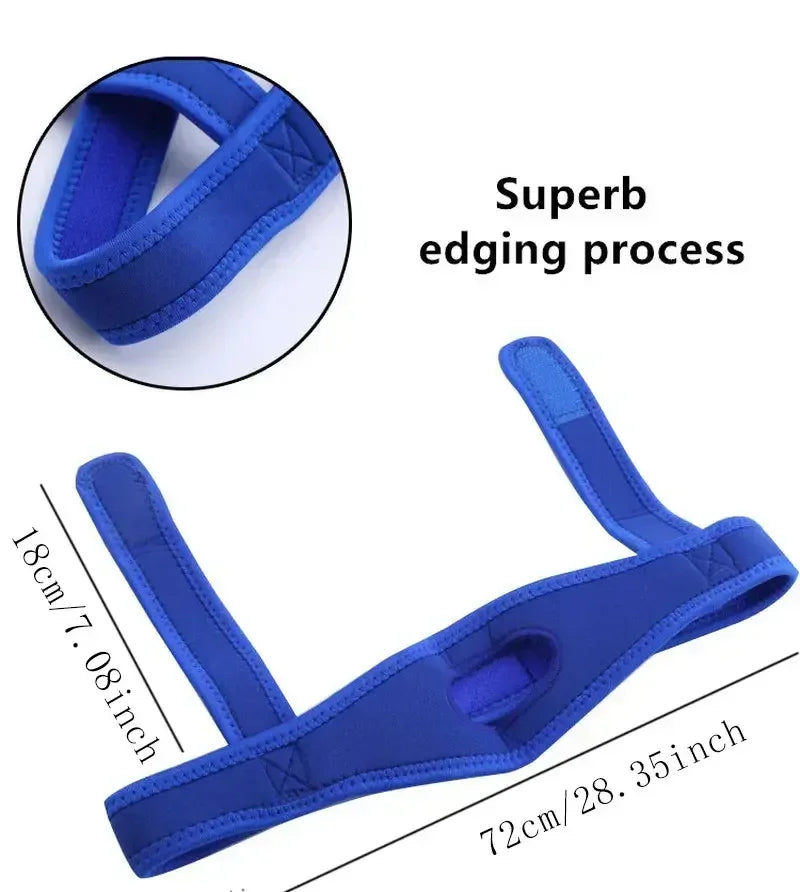 Adjustable Neoprene Anti-Snoring Chin Strap | Sleep Aid for Snoring Relief