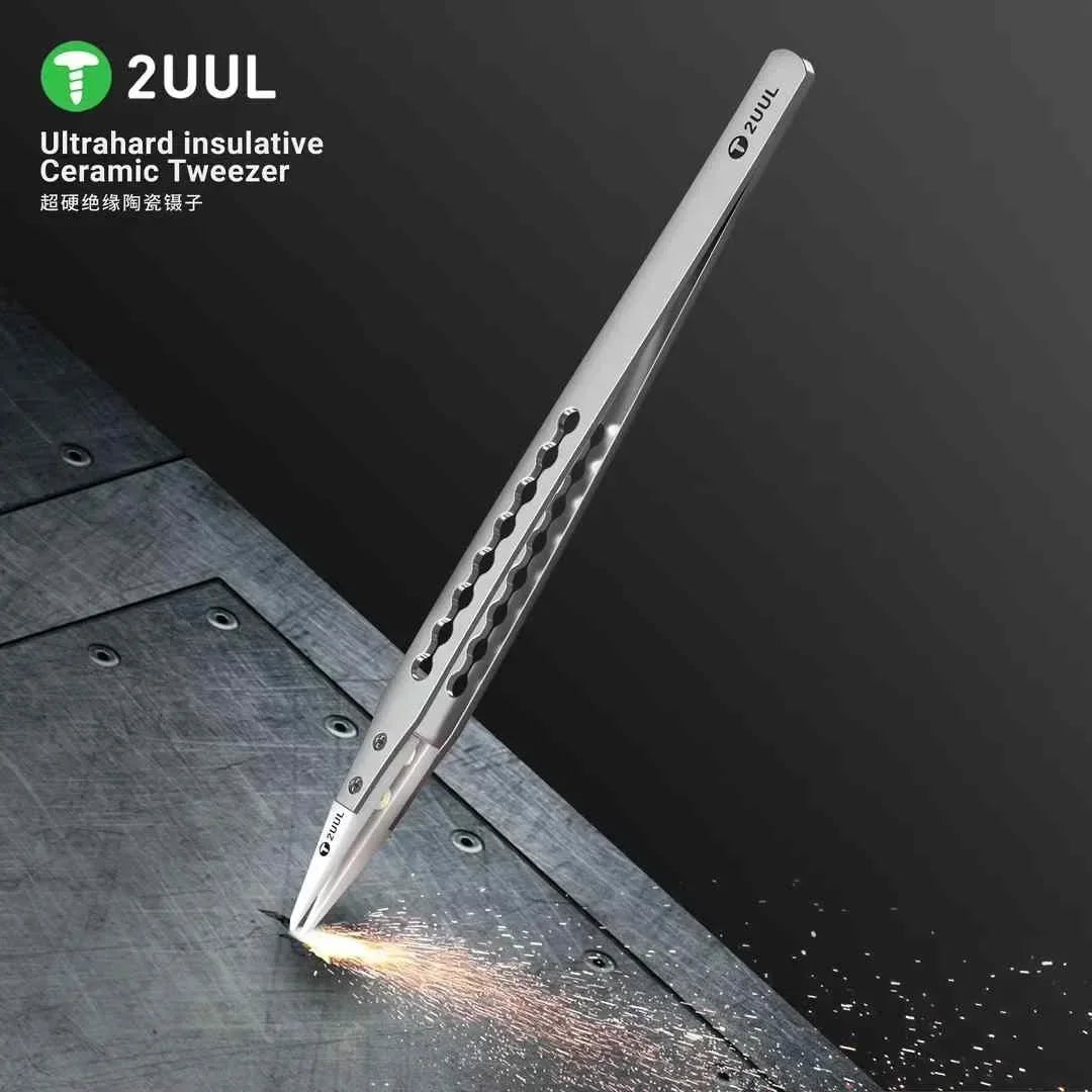 Ultrahard Insulative Ceramic Tweezer | Anti-Static Tweezers for PCB Repair