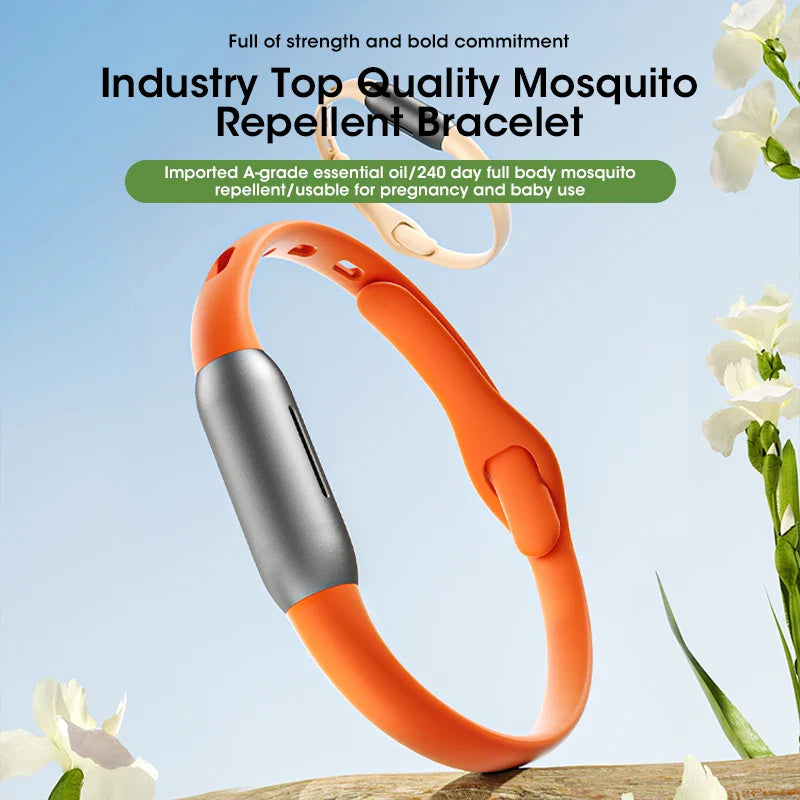 Natural Plant Mosquito Repellent Bracelet | Non-Toxic Outdoor Protection for Kids and Adults