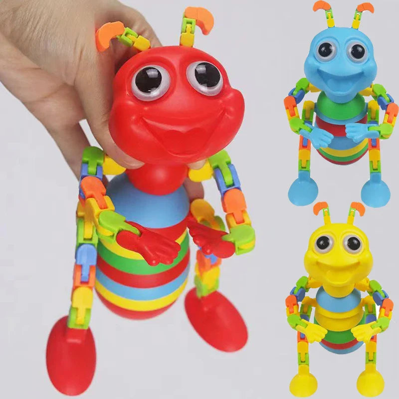 3D Sensory Stress Relief Slug Toy | Twistable Fidget Caterpillar for Anxiety
