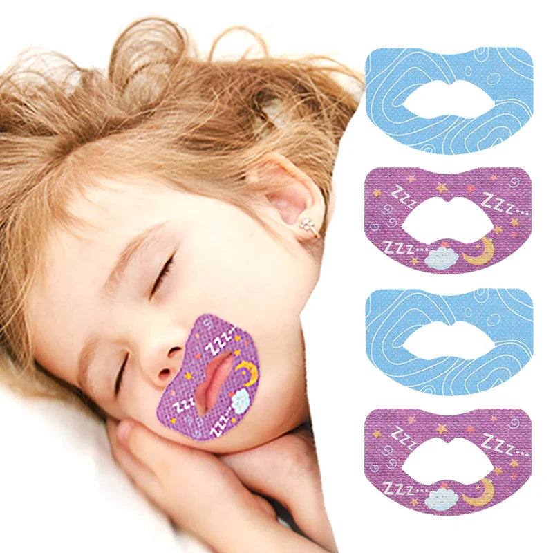 30 Pieces Breathing Correction Patch | Cartoon Anti-Snoring Stickers for Kids and Adults