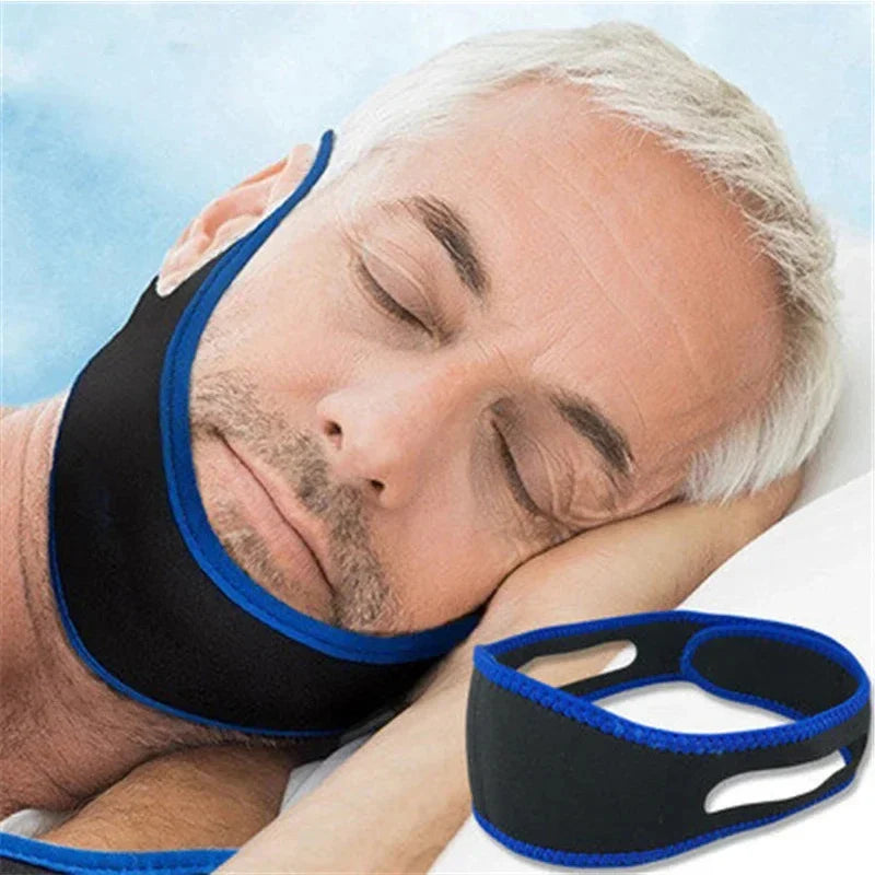 Adjustable Anti-Snoring Chin Support Belt | Facial Lifting and Stretching Belt