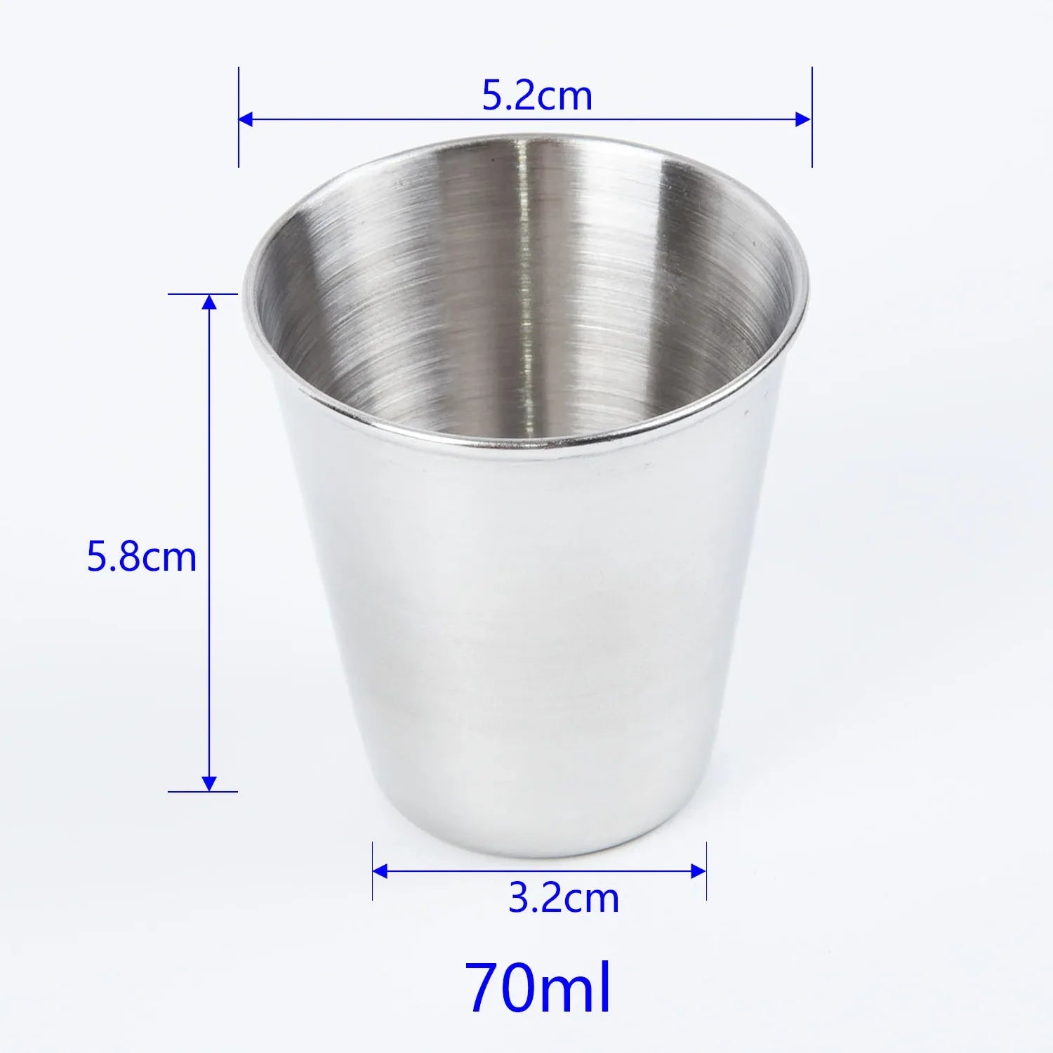 Stainless Steel Mini Cup Set | Portable Travel Drinkware