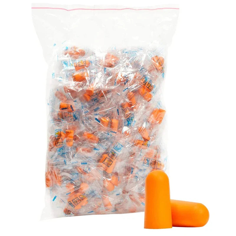 20 Pairs Soft Foam Ear Plugs | Noise Reduction for Sleep and Travel
