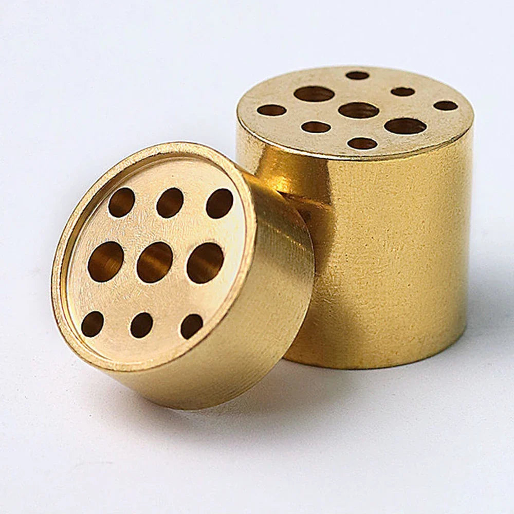 Pure Brass 9-Hole Incense Holder | Universal Incense Stick Burner for Sandalwood, Spiritual Prayer, and Meditation