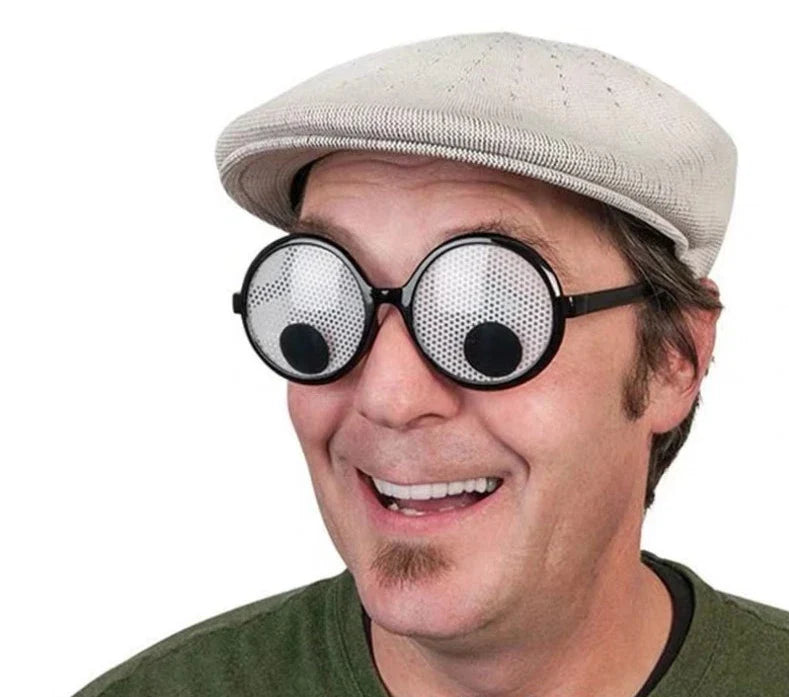 Googly Eyes Goggles | Shaking Eyes Party Glasses for Halloween and Costume Fun