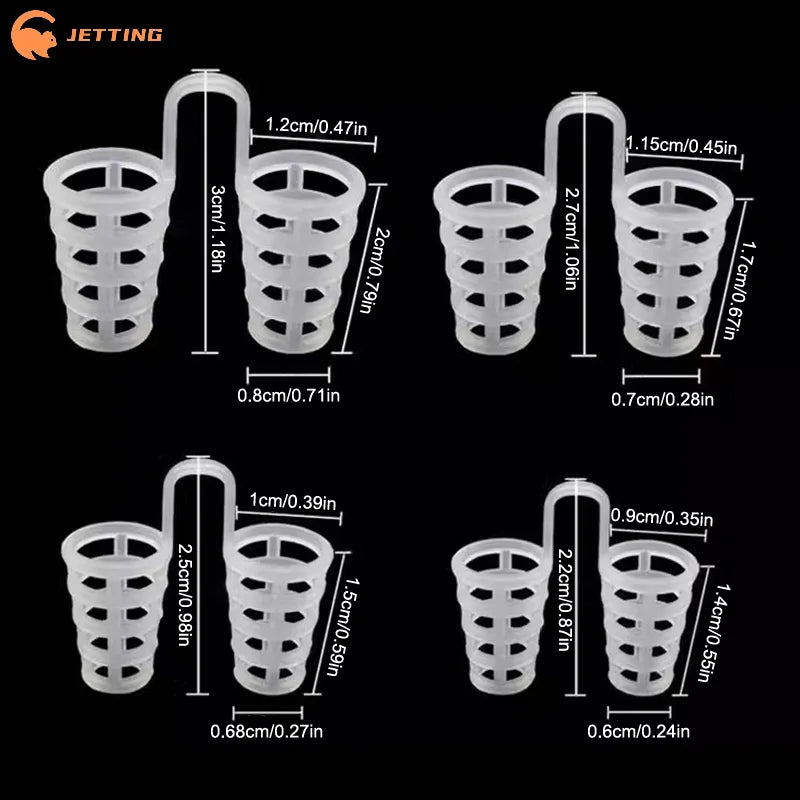 Silicone Anti Snore Nasal Dilators | Snoring Aid Nose Clip Set