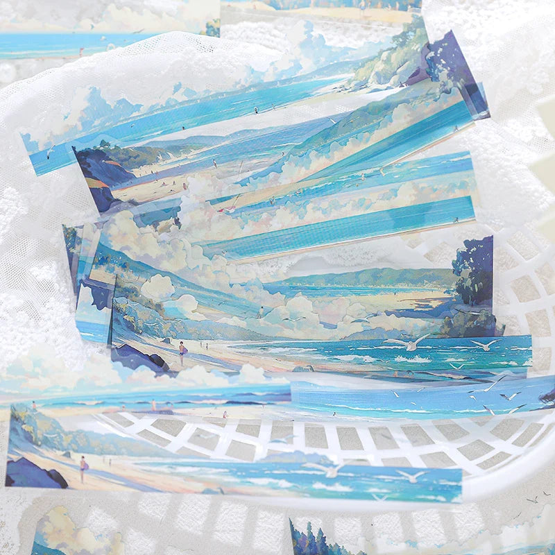 Natural Scenery Sticker Pack | 20 Landscape Stickers for Junk Journal and Scrapbooking