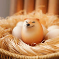Shiba Inu Egg Squishy Toy | Stress Relief Slow Rebound Desk Decor