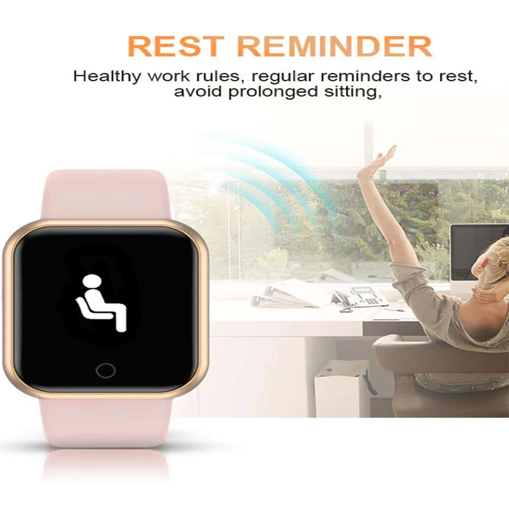 Y68 Smart Watch | Fitness Tracker with Heart Rate Monitor for Android iOS
