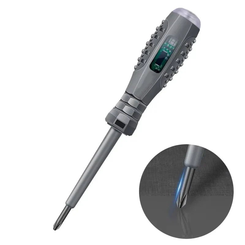 Electrician Test Screwdriver Set | Non-Contact Voltage Tester 12-250V with Dual-Color LED